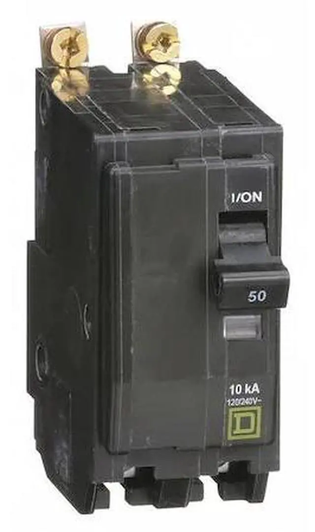 Alt view image 2 of 3 - SQUARE D QOB250 Miniature Circuit Breaker, QO Series, 50A, 2 Pole, 120/240V AC,