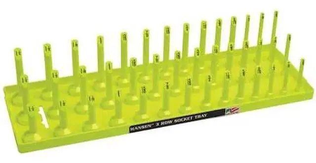 Main image of HANSEN 12073 Socket Tray,Socket,ABS Plastic,Yellow