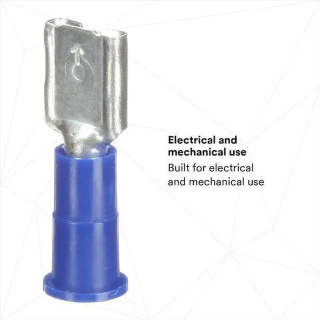 Alt view image 4 of 9 - 3M MVU14-250DFX Scotchlok Female Disconnect, Blue, 16-14AWG, PK100