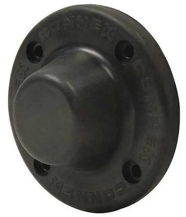 Main image of MAG-MATE D3X1BL Magnetic Door Holder, Rare Earth Elements, Black