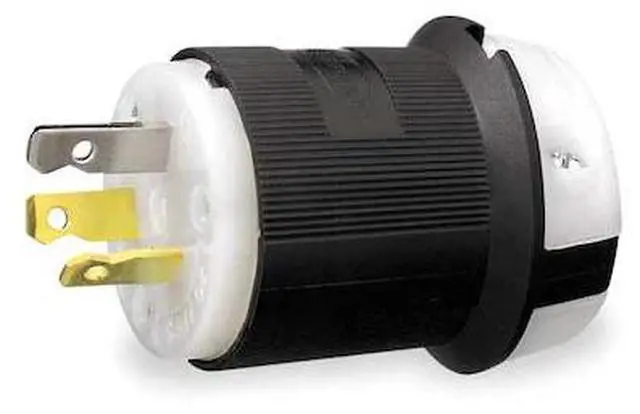 Alt view image 2 of 2 - HUBBELL WIRING DEVICE-KELLEMS HBL7513C 3 Wire Industrial Straight Blade Plug