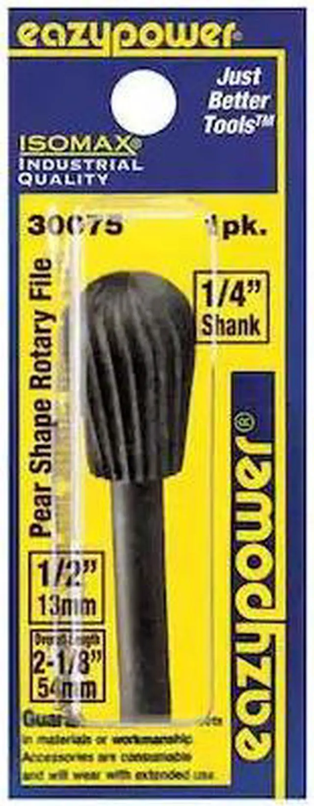 Main image of ZORO SELECT 30075 Pear Shaped Rotary File,5/8 in.,1 pcs.
