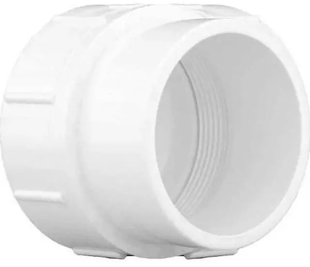 Alt view image 2 of 2 - ZORO SELECT 1WKR8 3" FNPT x Spigot PVC DWV Cleanout Adapter with Plug