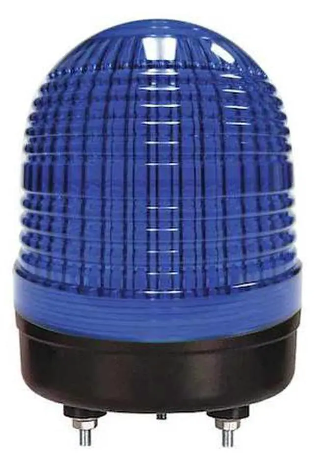 Main image of DAYTON 26ZT58 Warning Light,Blue,LED,Stud