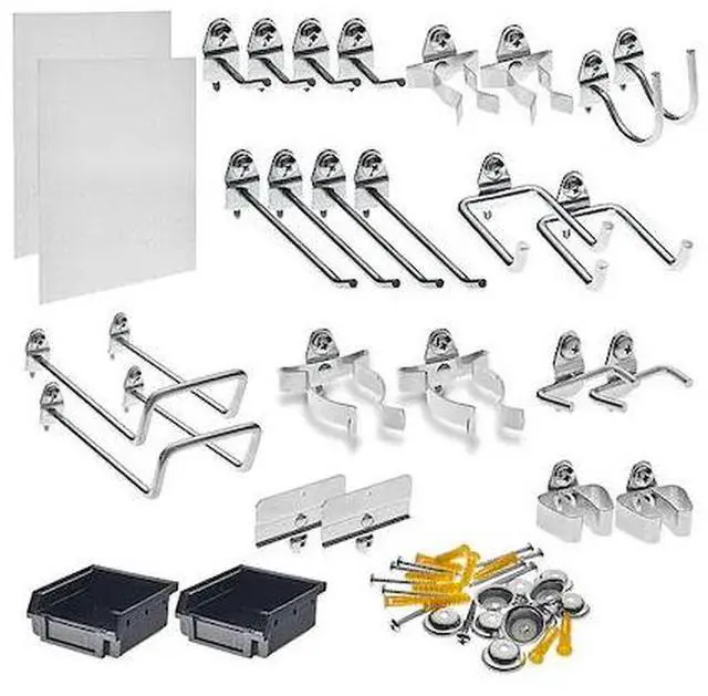 Alt view image 3 of 7 - Pegboard,White,22 in. H,PR DURAHOOK 990-S