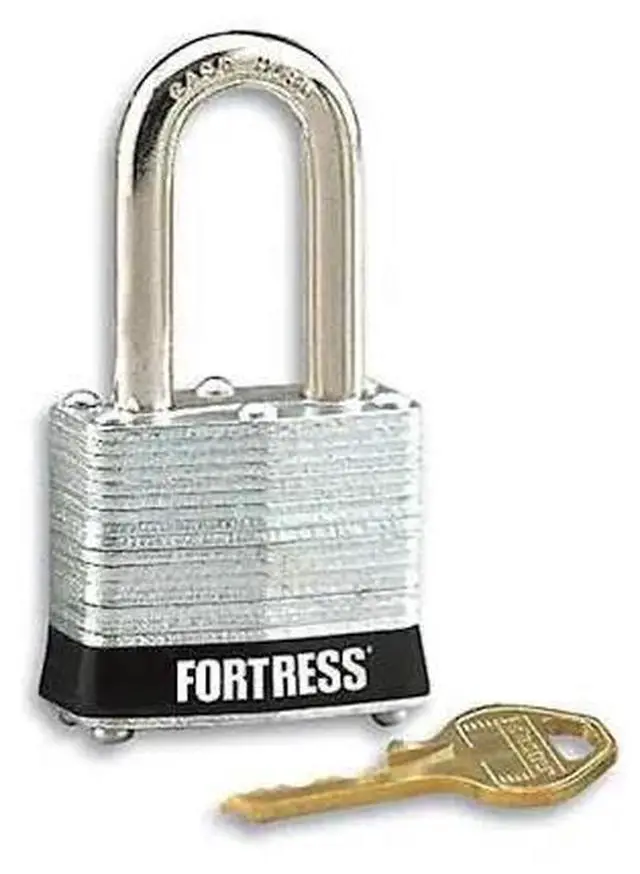 Alt view image 3 of 5 - ZORO SELECT 1803LHBLK Lockout Padlock, Keyed Different, Steel, Black, 2 in