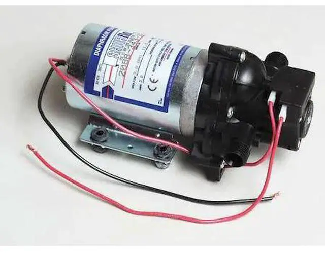 Alt view image 2 of 3 - Shurflo 2088-343-135 Automatic-Demand Diaphragm Pump 12VDC 45 PSI Demand Switch 3.0 GPM With Viton Valves Santoprene Diaphragm Self-Priming 10 AMPS (Max) 1/2-14 NPSM Port