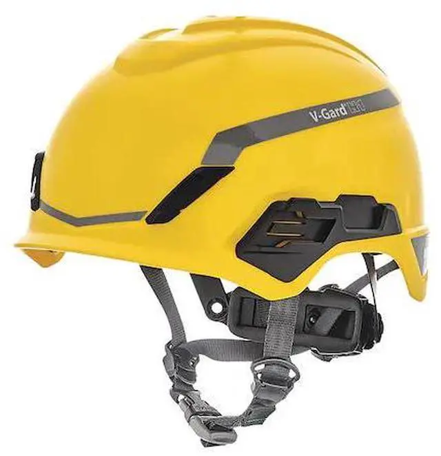Main image of V-GARD 10194795 Climbing Hard Hat, Type 1, Class E, Ratchet (4-Point)