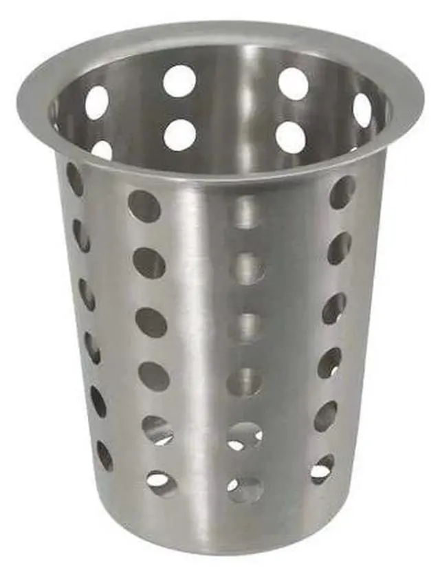 Main image of CRESTWARE SCS Silverware Cylinder,4-1/2 In L,SS