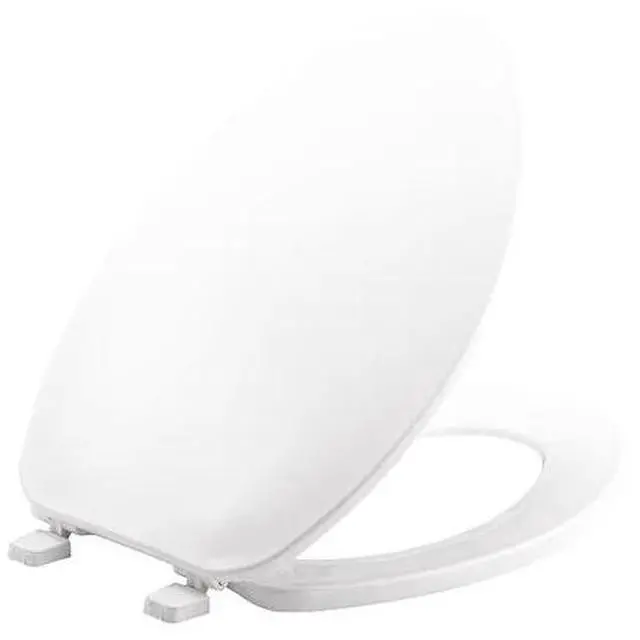 Main image of BEMIS GR170 000 Toilet Seat, With Cover, Plastic, Elongated, White