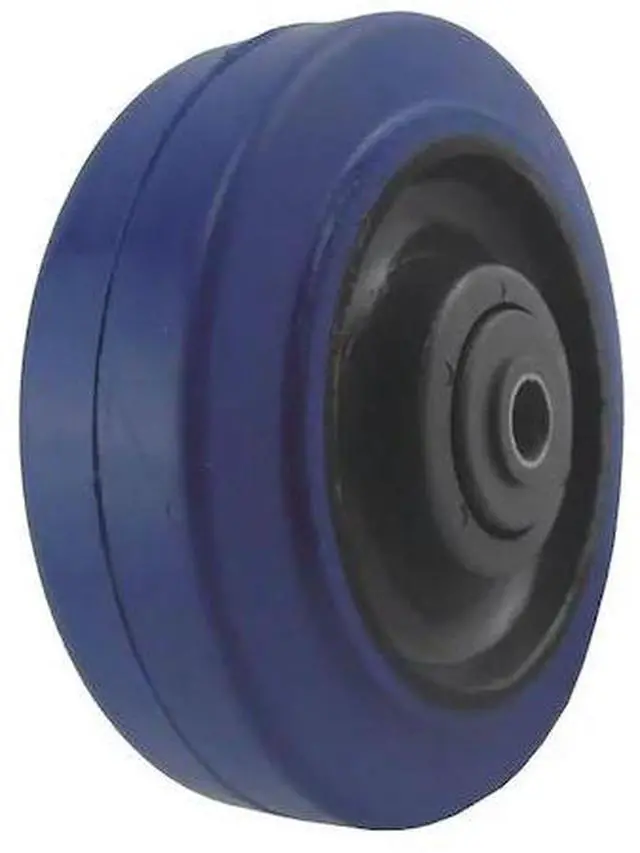 Main image of ZORO SELECT 29XU72 Caster Wheel,Rubber,4 in. Dia.,250 lb.