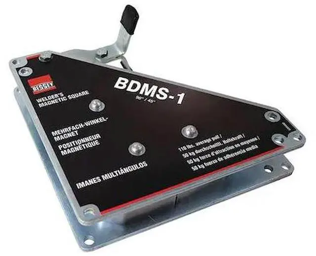 Alt view image 5 of 5 - BESSEY BDMS-1 Magnetic Welding Square,8Lx1-43/64Wx7InH