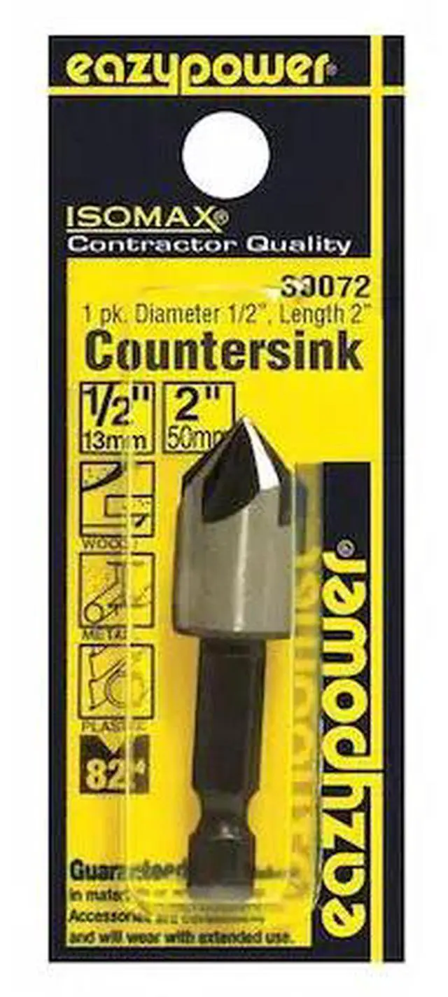 Alt view image 2 of 2 - Eazypower 1/2 In. Soft Metal, Wood Countersink 30072