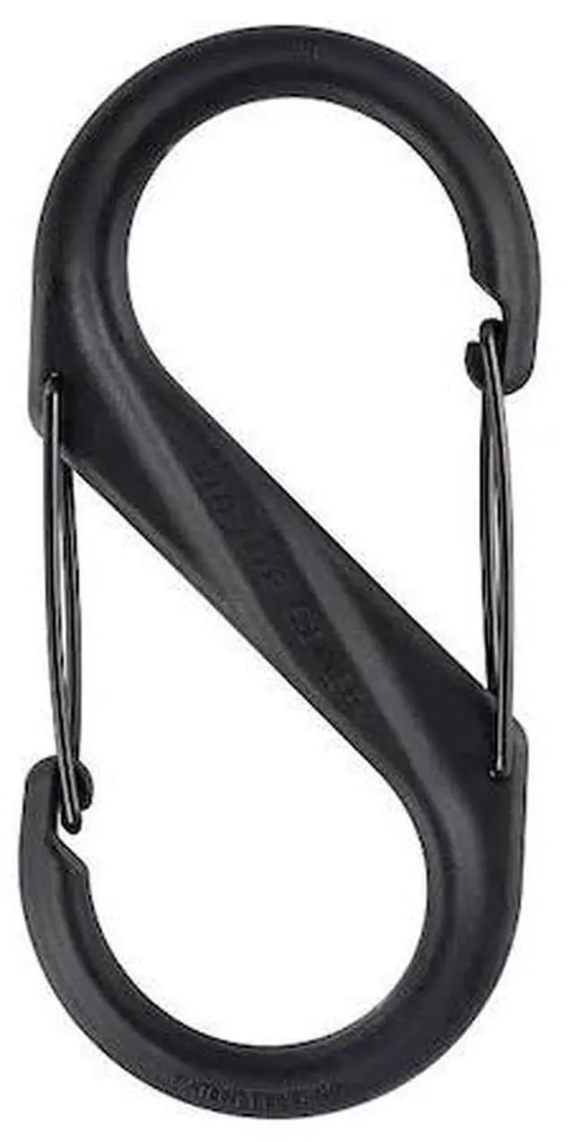 Main image of Nite Ize S-Biner Plastic Size #8 - Black/Black Gates