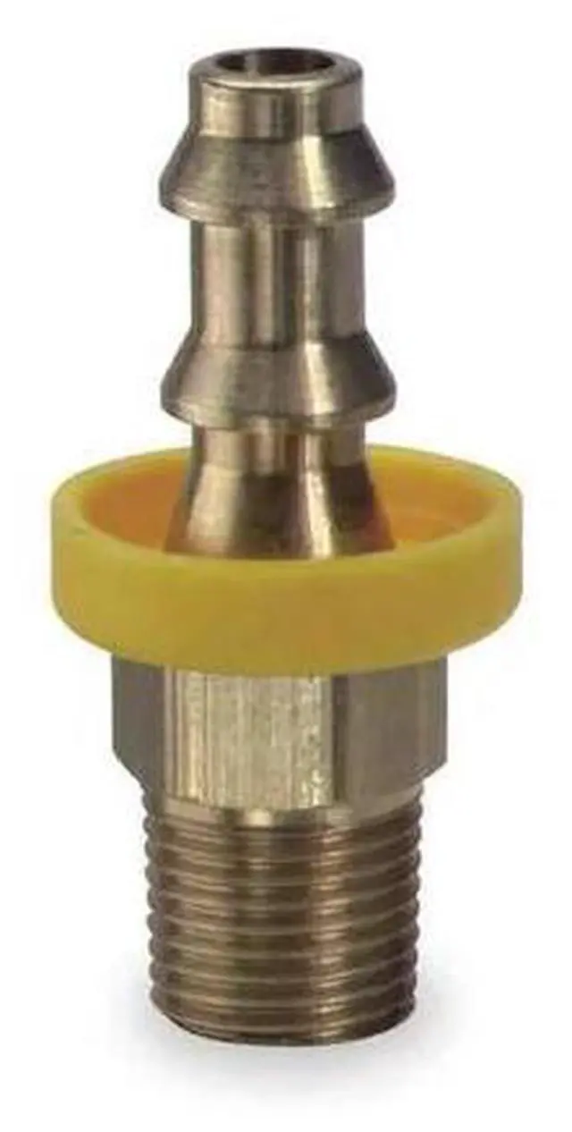 Main image of ZORO SELECT 4TT17 Straight 3/4 in Hose I.D, 1/2"-14 Thread