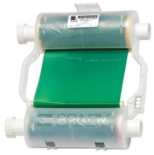 Main image of BRADY B30-R10000-GN Ribbon,Green,4.330 In.