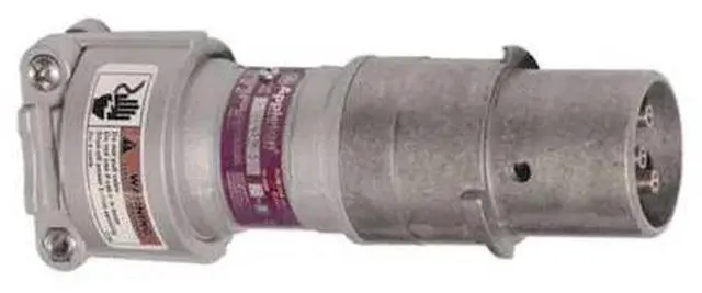 Main image of APPLETON ELECTRIC CPH3034BC Pin & Sleeve Plug, 30A, 4P, 3W, Alum, 600VAC