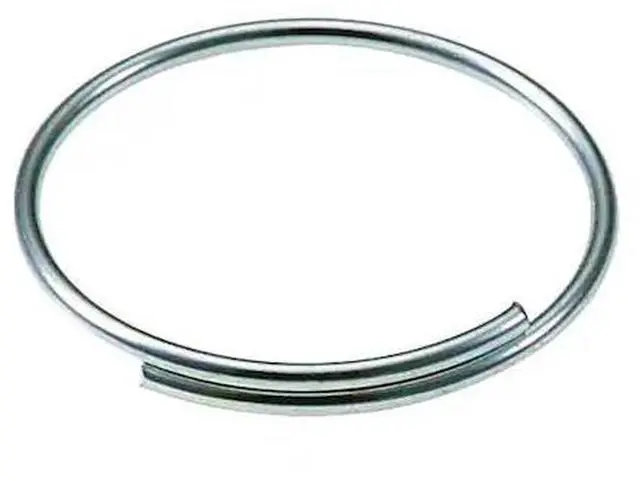 Main image of LUCKY LINE 7561000 Split Key Ring, Gray, Steel, Giveaway, Zinc Plated 1000 PK