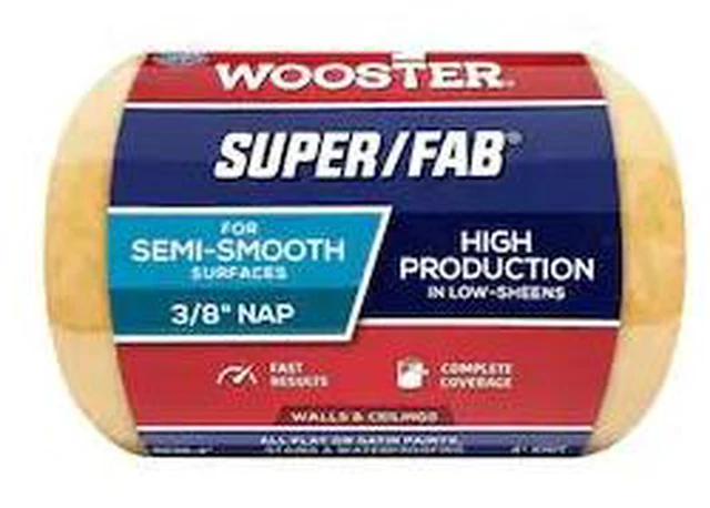 Alt view image 5 of 5 - Wooster Brush Company R239 4 in. Super Fab 0.37 in. Nap Roller Cover