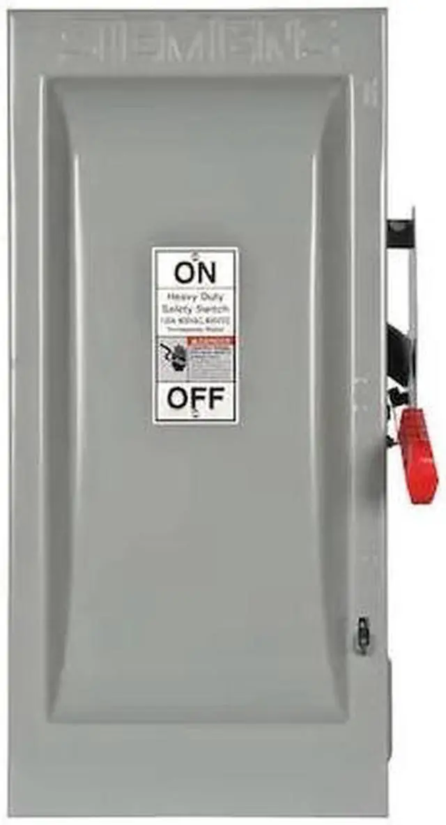Main image of SIEMENS HF363 Fusible Safety Switch, Heavy Duty, 600V AC, 3PST, 100 A, NEMA 1