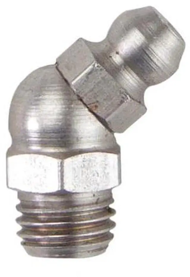 Main image of WESTWARD 52PA10 Fitting,45 Deg.,SS,M8x1mm Thrd Size,PK10