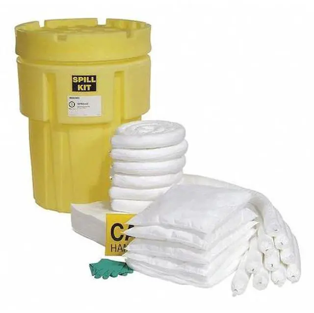 Alt view image 2 of 2 - SPILLTECH SPKO-65 Spill Kit, 44 gal Volume Absorbed per Kit, 65 gal Capacity,