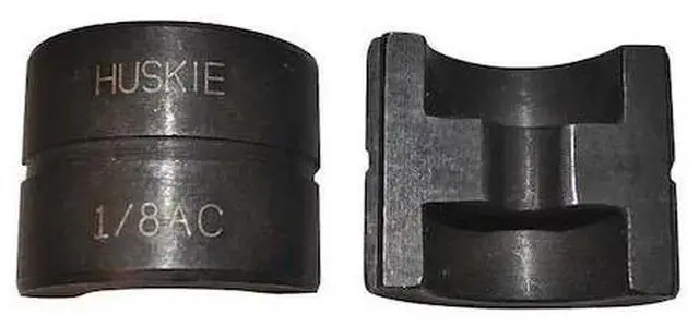 Main image of HUSKIE TOOLS 18AC Compression Die,Blue,Wire Rope,1/8 In