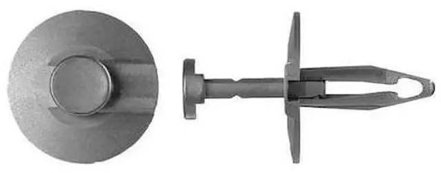 Main image of ZORO SELECT 5935PK Push-In Rivet, Dome Head, 1/4 in Dia., 29/32 in L, Nylon