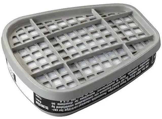 Main image of 3M 6001 Cartridge, 3M 6000/FF-400 Series, Organic Vapor (OV), Bayonet, Black,