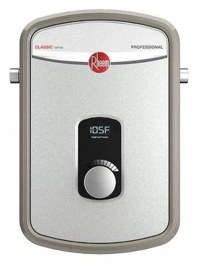 Alt view image 4 of 5 - Rheem Electric Tankless Water Heater   RTEX-13