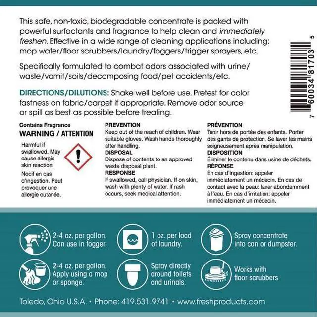 Alt view image 12 of 12 - Fresh Products Deodorant,Conq,Chrry,32oz 12-32WB-CH