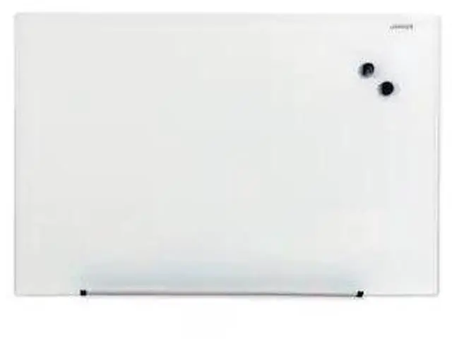 Alt view image 4 of 10 - Universal Frameless Magnetic Glass Marker Board, 36" X 24", White UNV43202
