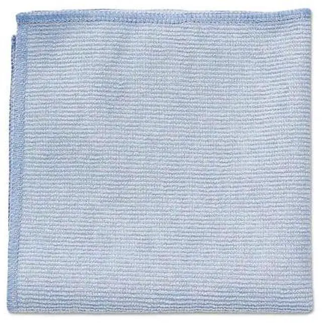 Alt view image 7 of 20 - Rubbermaid Commercial Microfiber Cleaning Cloths 12 x 12 Blue 24/Pack 1820579