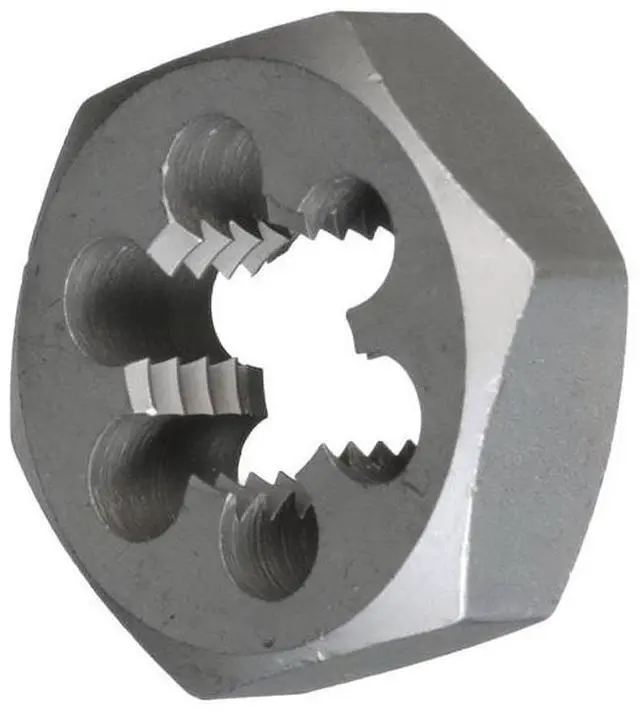 Alt view image 4 of 8 - Drill America m6.3 X 1 Carbon Steel Hex Die, DWTSMH6.3X1
