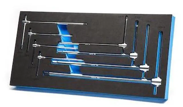 Alt view image 3 of 9 - capri tools sliding t-handle hex wrench set with mechanic's tray, 8-piece (cp13080mt)
