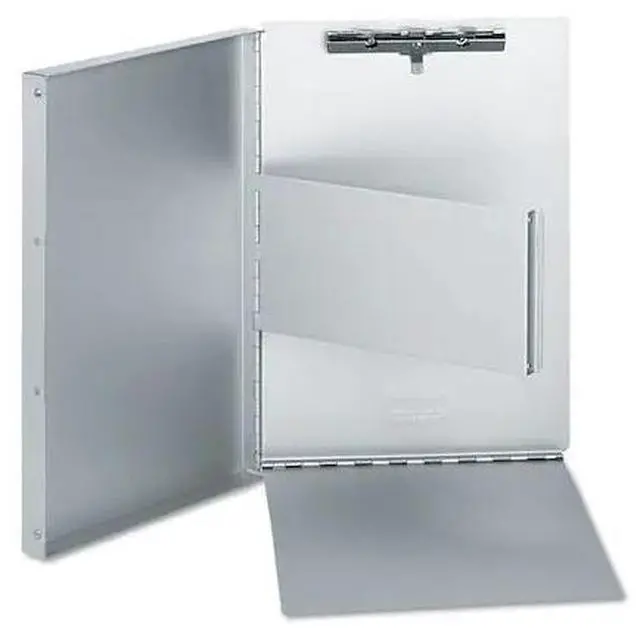 Alt view image 2 of 8 - UNIVERSAL Aluminum Document Box 2/5" Capacity Holds 8-1/2w x 11h Silver 40300