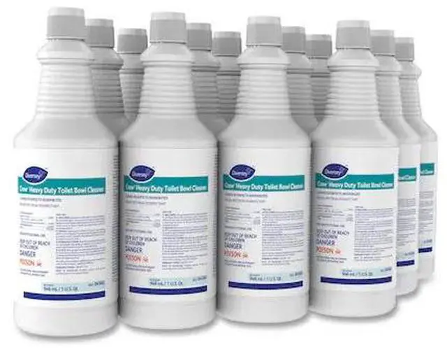 Main image of DIVERSEY 4560 Crew Heavy Duty Toilet Bowl Cleaner, Minty, 32 oz Squeeze Bottle,