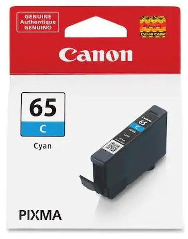 Alt view image 13 of 15 - Canon CLI-65 Cyan Ink Tank for PIXMA Pro-200 Printer #4216C002