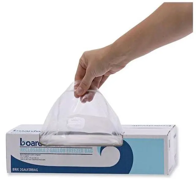 Alt view image 13 of 19 - Boardwalk Reclosable Freezer Storage Bags 2 Gal Clear LDPE 13 x 15 100/Box