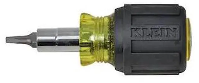 Alt view image 2 of 3 - Multi-Bit Screwdriver 6-Pc., 6-in-1, General Purpose, 3-1/4" Overall Length