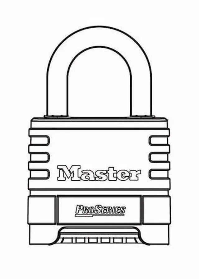 Alt view image 16 of 18 - Master Lock 1174D ProSeries Stainless Steel Easy-to-Set Combination Lock, Stainless Steel, .31 in.