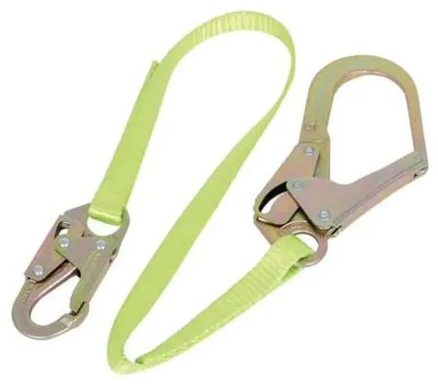 Main image of PEAKWORKS V815426 Restraint Lanyard with Webbing, Snap and Form Hooks, 6 Ft.