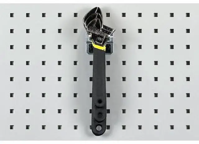 Alt view image 3 of 6 - TRITON PRODUCTS 52213 2 In. Double Rod 30 Degree Bend Steel Pegboard Hook for