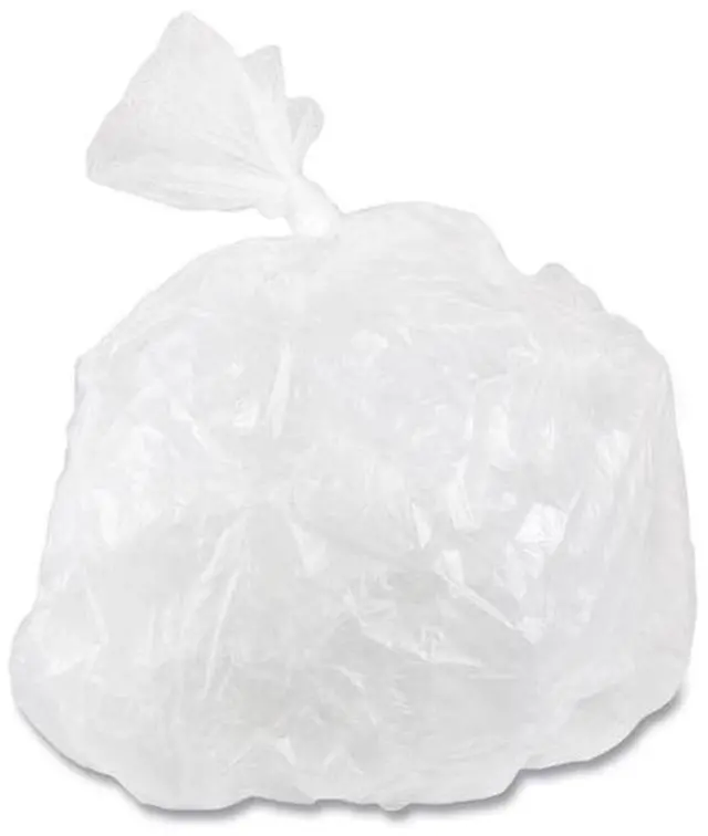 Alt view image 6 of 6 - Inteplast Group S303713N 30 x 37 in. 13 Micron High-Density Can Liner - Clear