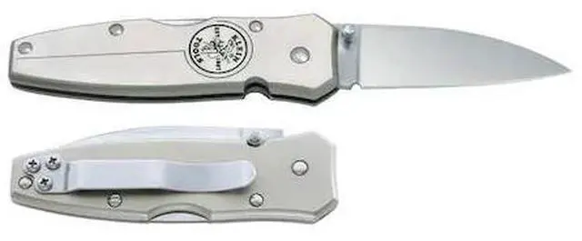 Alt view image 4 of 6 - Klein Tools 05019 Lockback Pocket Knife, 2 1/2 Inch Stainless Steel Blade