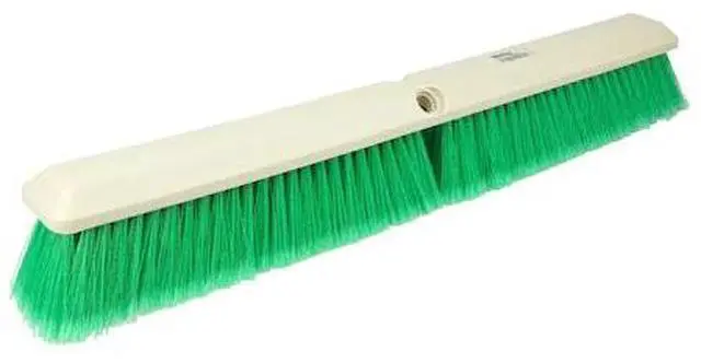Alt view image 2 of 3 - weiler 42163 perma-sweep 18" block size, 3" trim length, flagged green polystyrene fill, fine sweeping floor brush