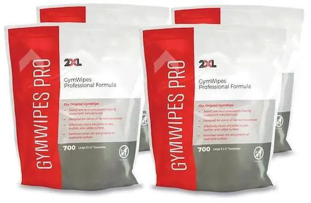 Alt view image 4 of 4 - Antibacterial Gym Wipes, 6 x 8, White