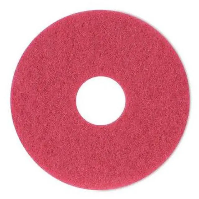 Alt view image 3 of 9 - Boardwalk Standard Buffing Floor Pads 12" Diameter Red 5/Carton 4012RED