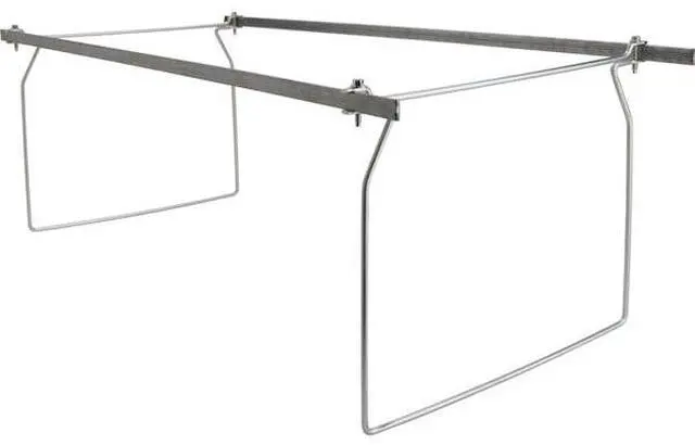 Alt view image 3 of 3 - Business Source Hanging File Folder Frames Letter 6/BX Stainless Steel 26
