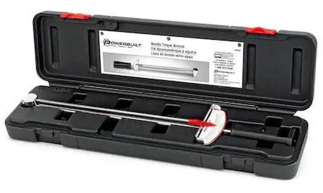 Alt view image 2 of 2 - Powerbuilt 944050 Drive Needle Torque Wrench Kit, Black